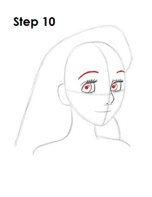 How to Draw Alice Step 10