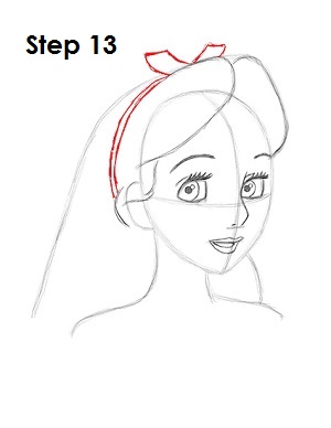 How to Draw Alice 13 How to Draw Alice Step 13