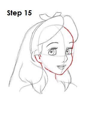 How to Draw Alice 15 How to Draw Alice Step 15