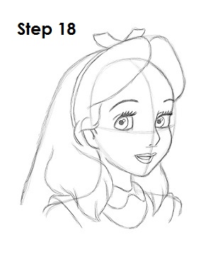 How to Draw Alice 18 How to Draw Alice Step 18