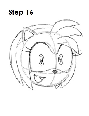 How to Draw Amy Rose