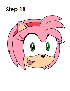 How to Draw Amy Rose