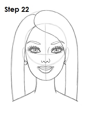 draw barbie doll 22