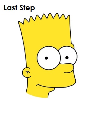 Bart Simpson Desenho Concluído