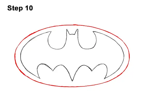 How to Draw the Batman Logo VIDEO & Step-by-Step Pictures