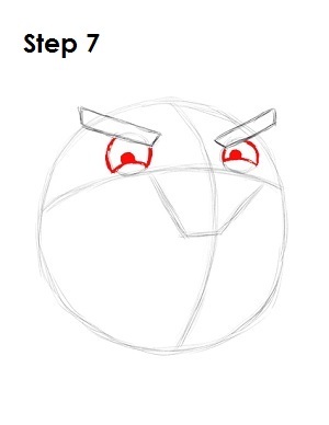 Como desenhar Angry Bird Preto