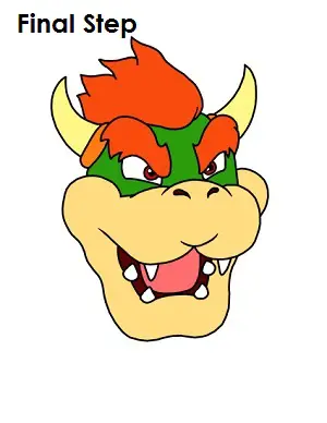 Como desenhar Bowser