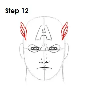 Desenhe o Capitão América Desenhe o Capitão América