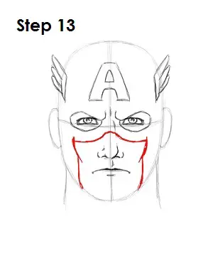 Desenhe o Capitão América Desenhe o Capitão América