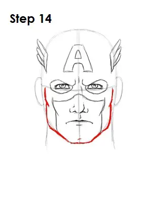 Desenhe o Capitão América Desenhe o Capitão América