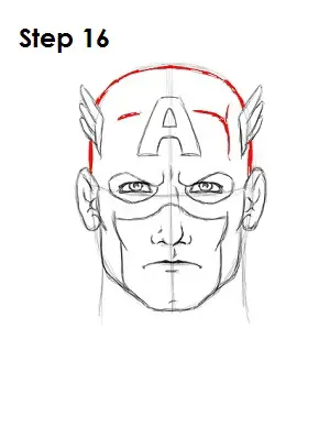 Desenhe o Capitão América Desenhe o Capitão América