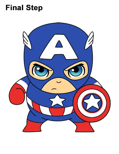 how to draw chibi captain america how to draw chibi captain america