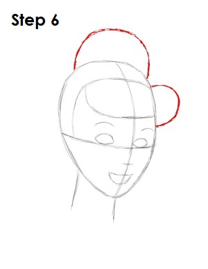 How to Draw Cinderella Step 6