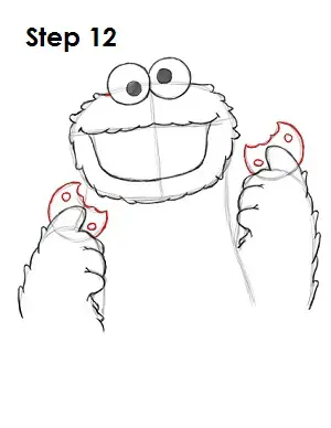 Como desenhar Cookie Monster