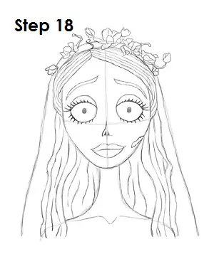 How to Draw Corpse Bride (Emily)