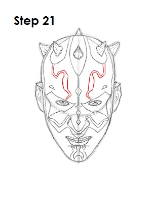 How to Draw Darth Maul