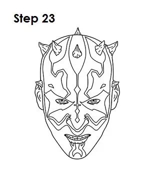 How to Draw Darth Maul