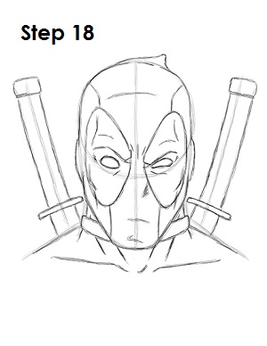 Deadpool Marvel Drawing 18 Draw Deadpool Marvel 18