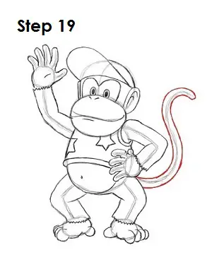 How to Draw Diddy Kong