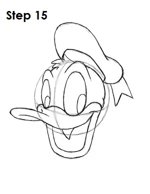 how to draw donald duck