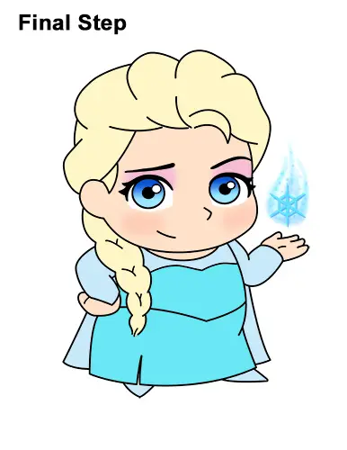 how to draw chibi elsa how to draw chibi elsa