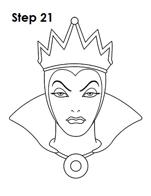 evil queen coloring pages - photo #6