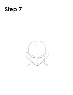 how to draw goku step 7