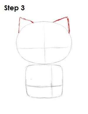 how to draw hello kitty
