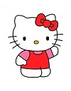 how to draw hello kitty