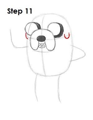 Draw Jake Adventure Time Step 11 Draw Jake Adventure Time Step 11