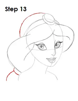 How to Draw Jasmine Step 13 How to Draw Jasmine Step 13