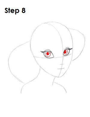 How to Draw Jasmine Step 8