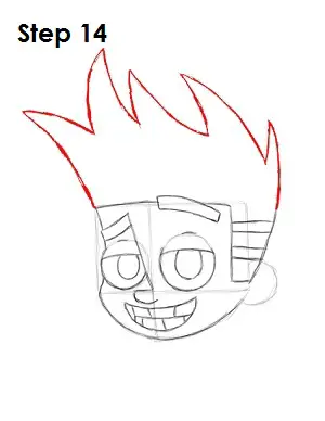 Draw Johnny Test Step 14 Draw Johnny Test Step 14