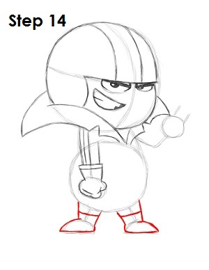 Draw Kick Buttowski Step 14 Draw Kick Buttowski Step 14