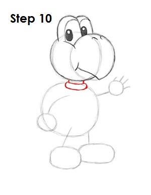Draw Koopa Troopa Step 10 How to Draw Koopa Troopa Step 10