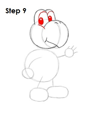 Draw Koopa Troopa Step 9 How to Draw Koopa Troopa Step 9