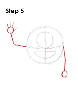 how to draw mike wazowski step 5