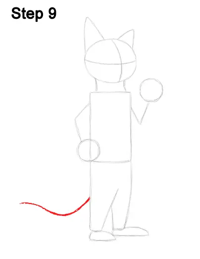 Zootopia Line Art : How to draw nick wilde from zootopia