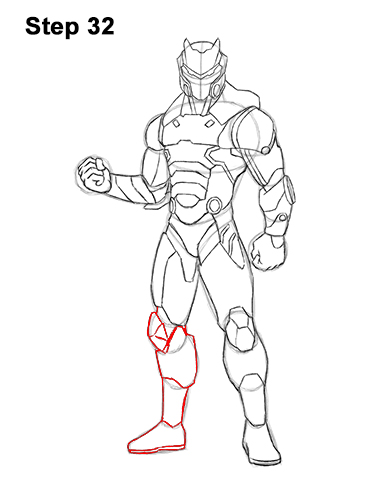 How to Draw Omega from Fortnite VIDEO & Step-by-Step Pictures - 386 x 500 jpeg 1684kB