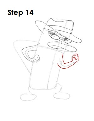 Draw Perry the Platypus