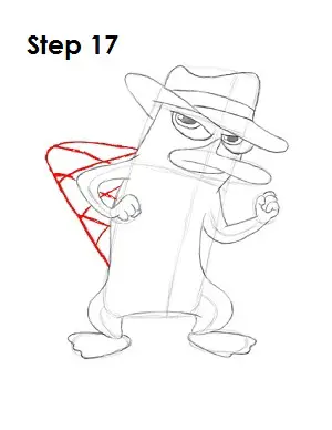 how to draw perry the platypus agent p