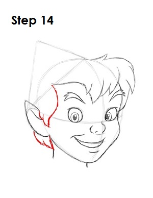 How to Draw Peter Pan Step 14 How to Draw Peter Pan Step 14