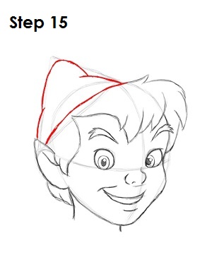 How to Draw Peter Pan Step 15 How to Draw Peter Pan Step 15