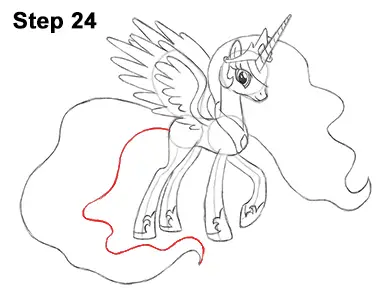 How to Draw Princess Celestia (My Little Pony)