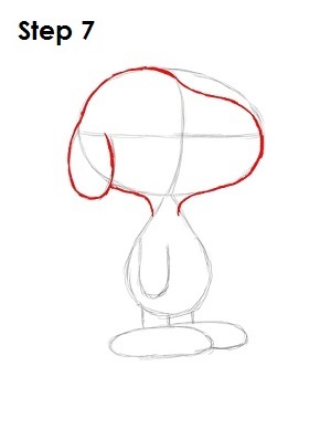 how to draw snoopy lines from charlie brown christmas