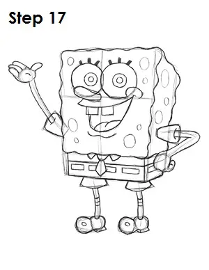 Sorteio SpongeBob SquarePants Passo 17 Sorteio SpongeBob SquarePants Passo 17