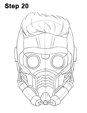How to Draw Star-Lord (Guardians of the Galaxy)