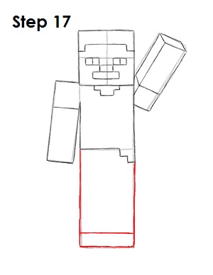 How to Draw Steve (Minecraft)