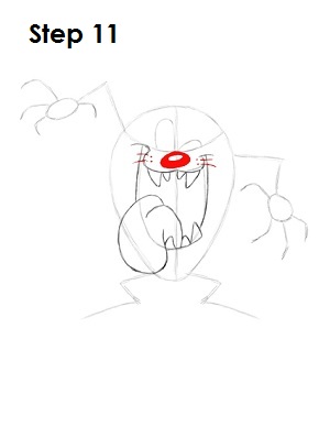 Draw Taz Step 11 Draw Taz Step 11