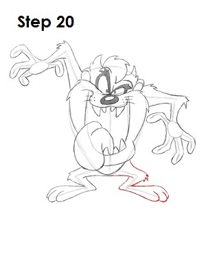 Draw Taz Final Step Draw Taz Final Step